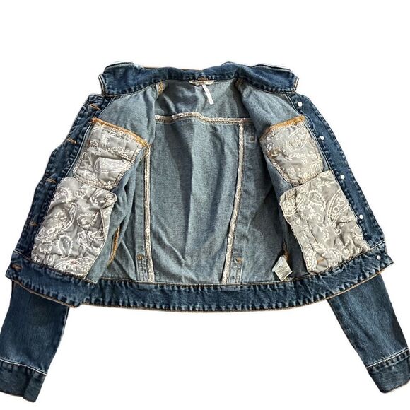 Free People Jolene Denim Trucker Jacket - Picture 6 of 9